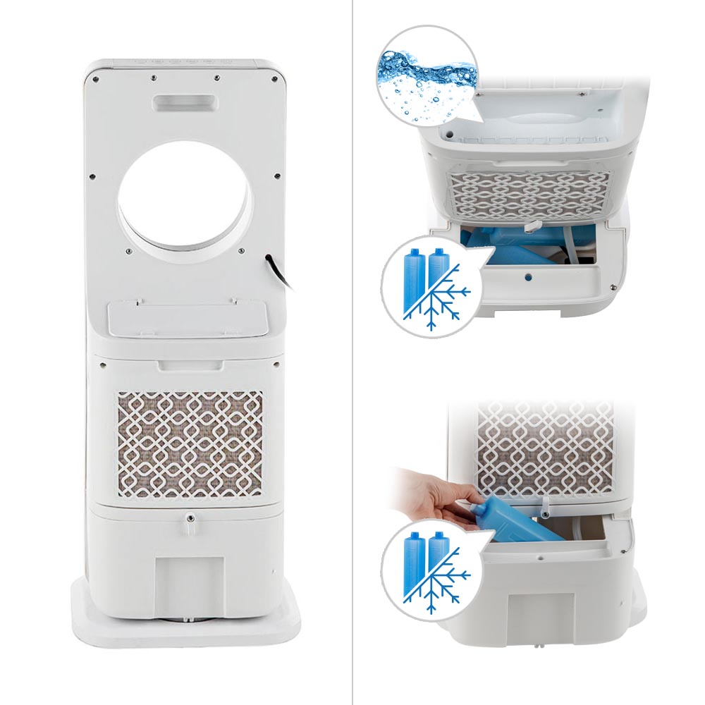 Мобилен охладител Muhler MC-4000, 65W, безвитлов, LED, 4 л, таймер
